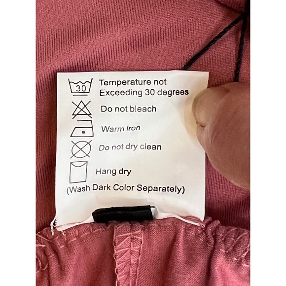 DIBAOLONG Wide Leg Lounge Pants High Waist Comfy Casual Pink Size S - Picture 10 of 12